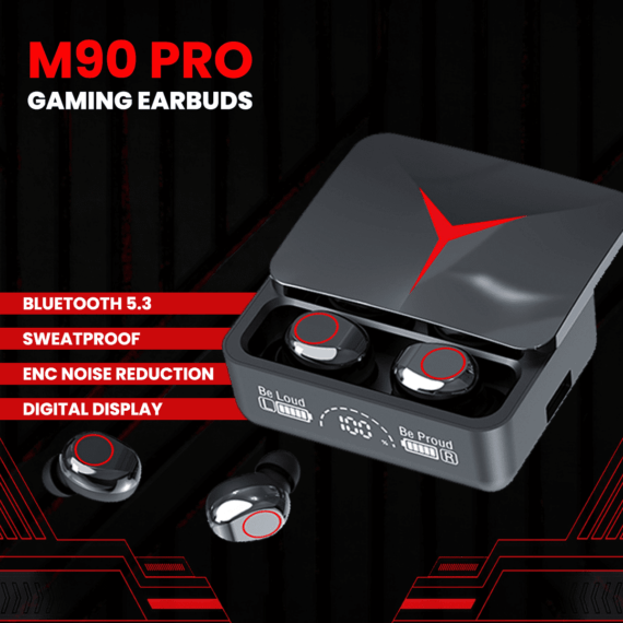 TWS M90 Pro Bluetooth In-Ear Gaming EarBuds
