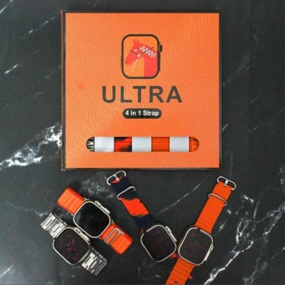 Watch 8 Ultra 4 in 1 Straps Smart Watch