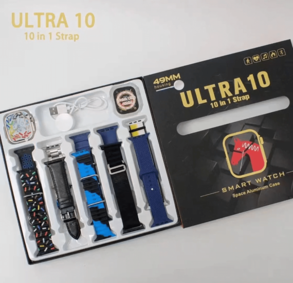 Ultra 10 Smart Watch With 10 straps