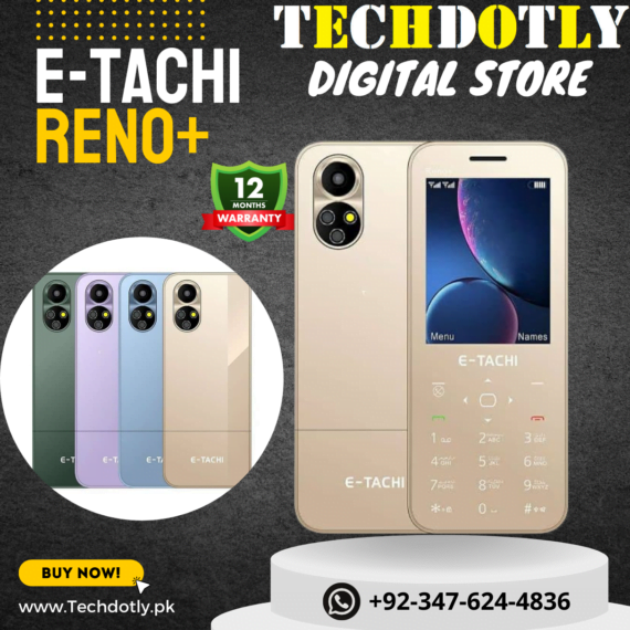 Etachi Reno Plus Dual sim official PTA Approved one year warranty